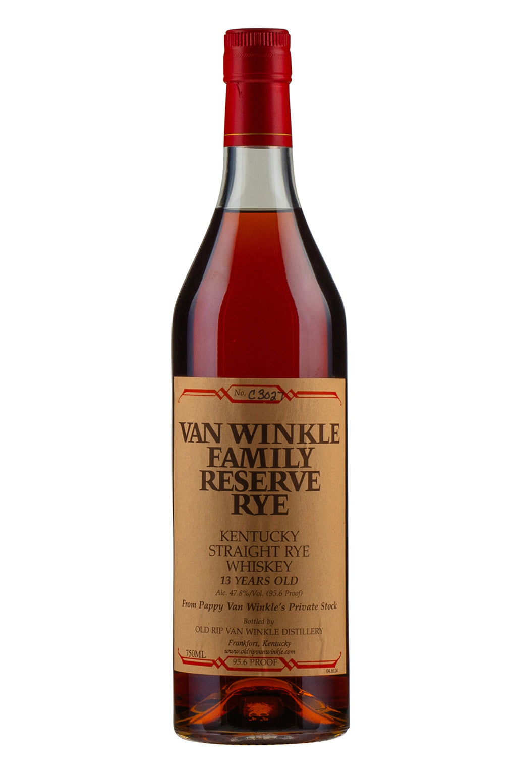 Van Winkle 13 Year Old Family Reserve Rye (2012 Release)
