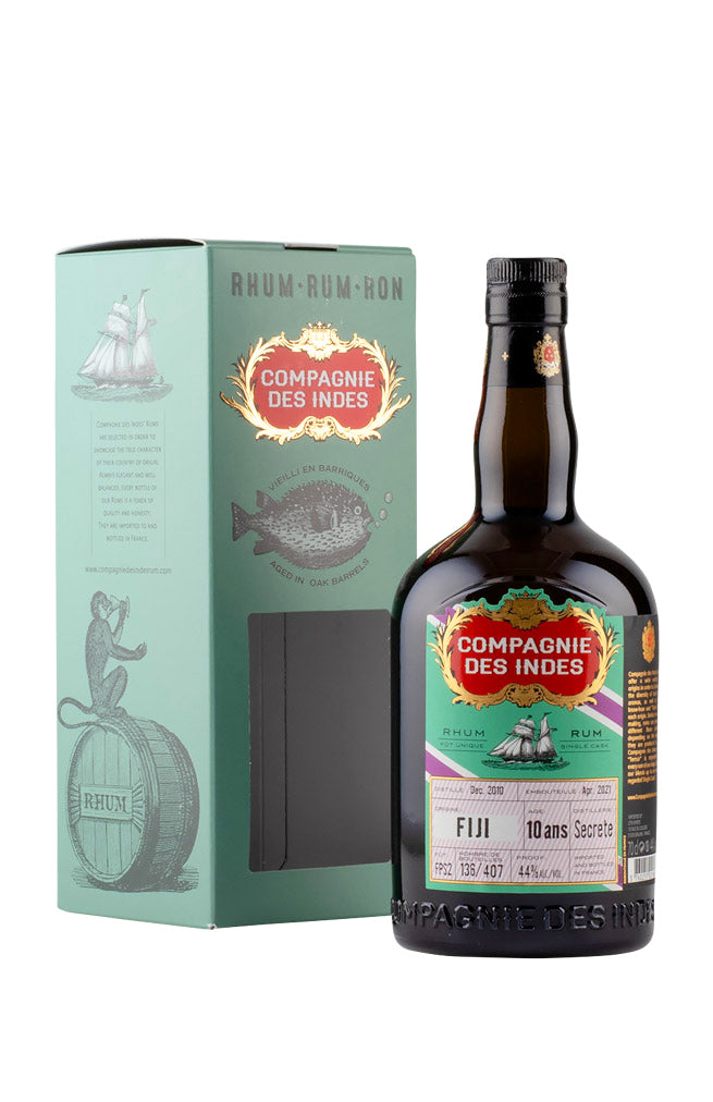 Compagnie des Indes Fiji 10 Year Old Single Cask Rum