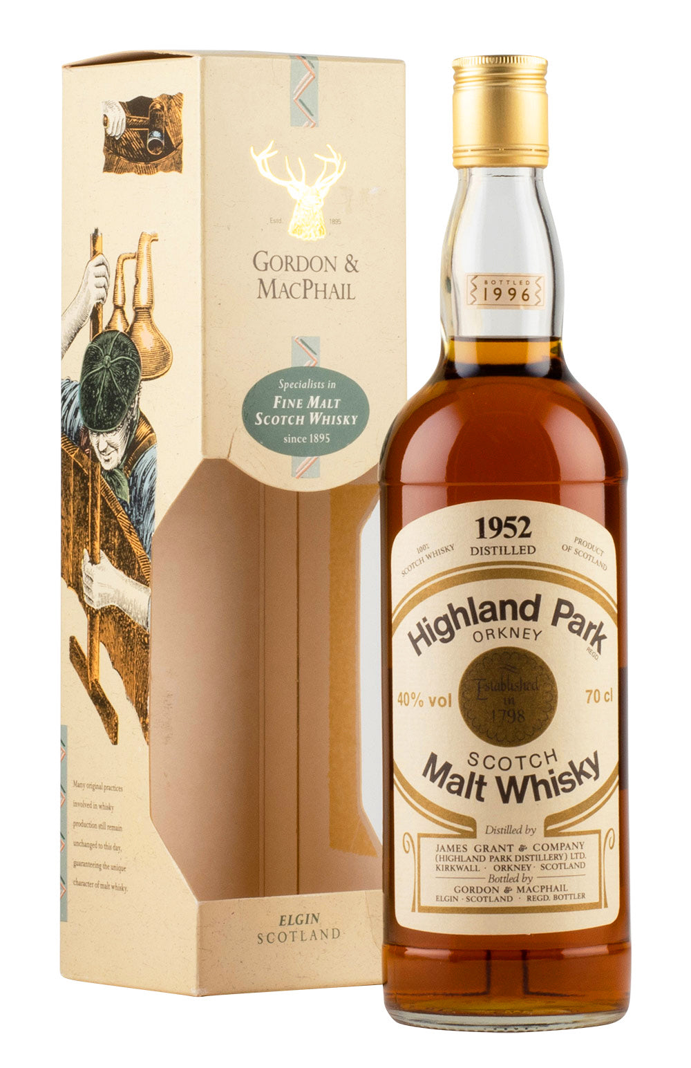 Highland Park Gordon & MacPhail (Bottled 1996) 1952