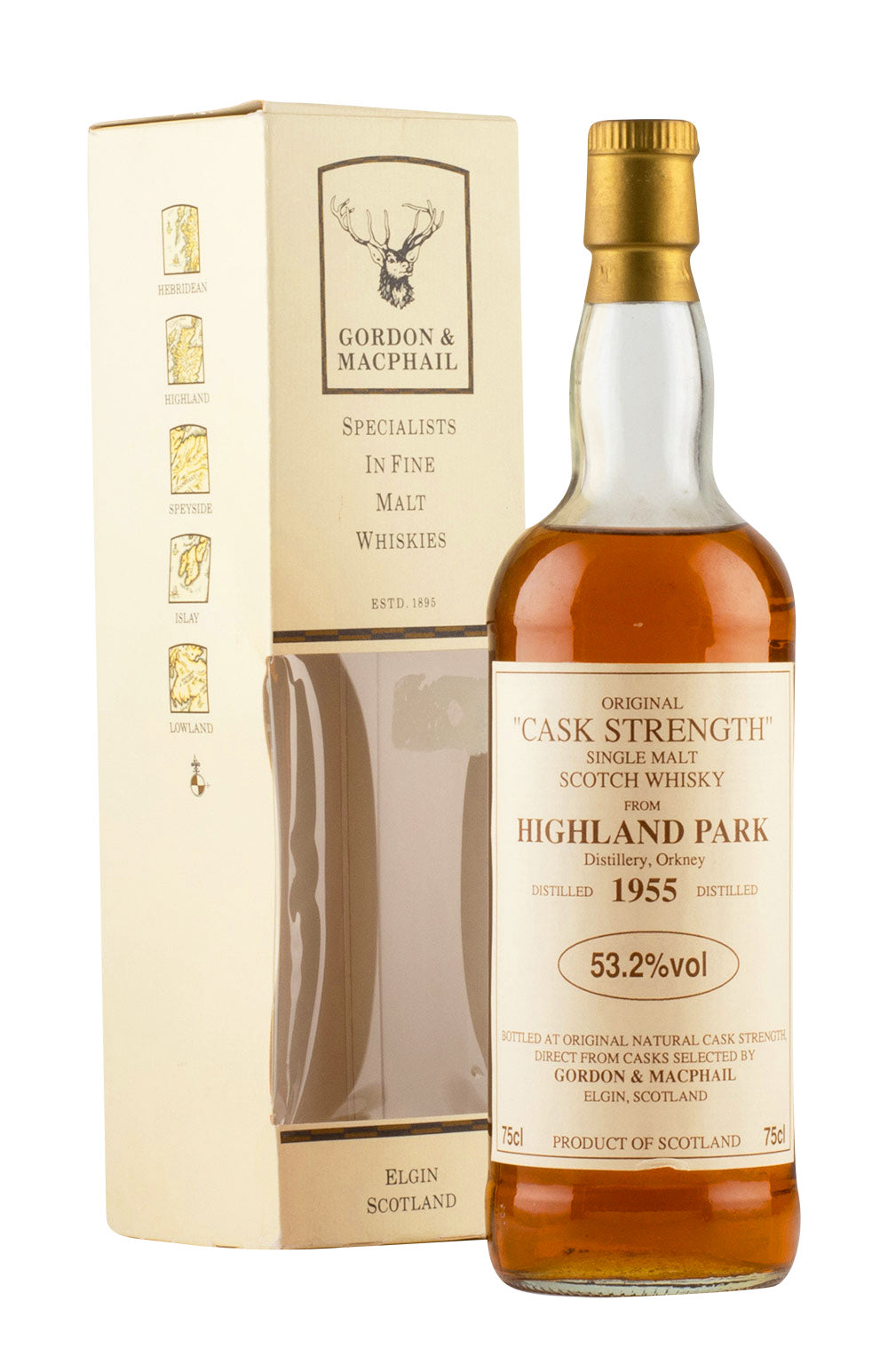 Highland Park Cask Strength 53.2% Gordon & MacPhail c. 1980s 1955