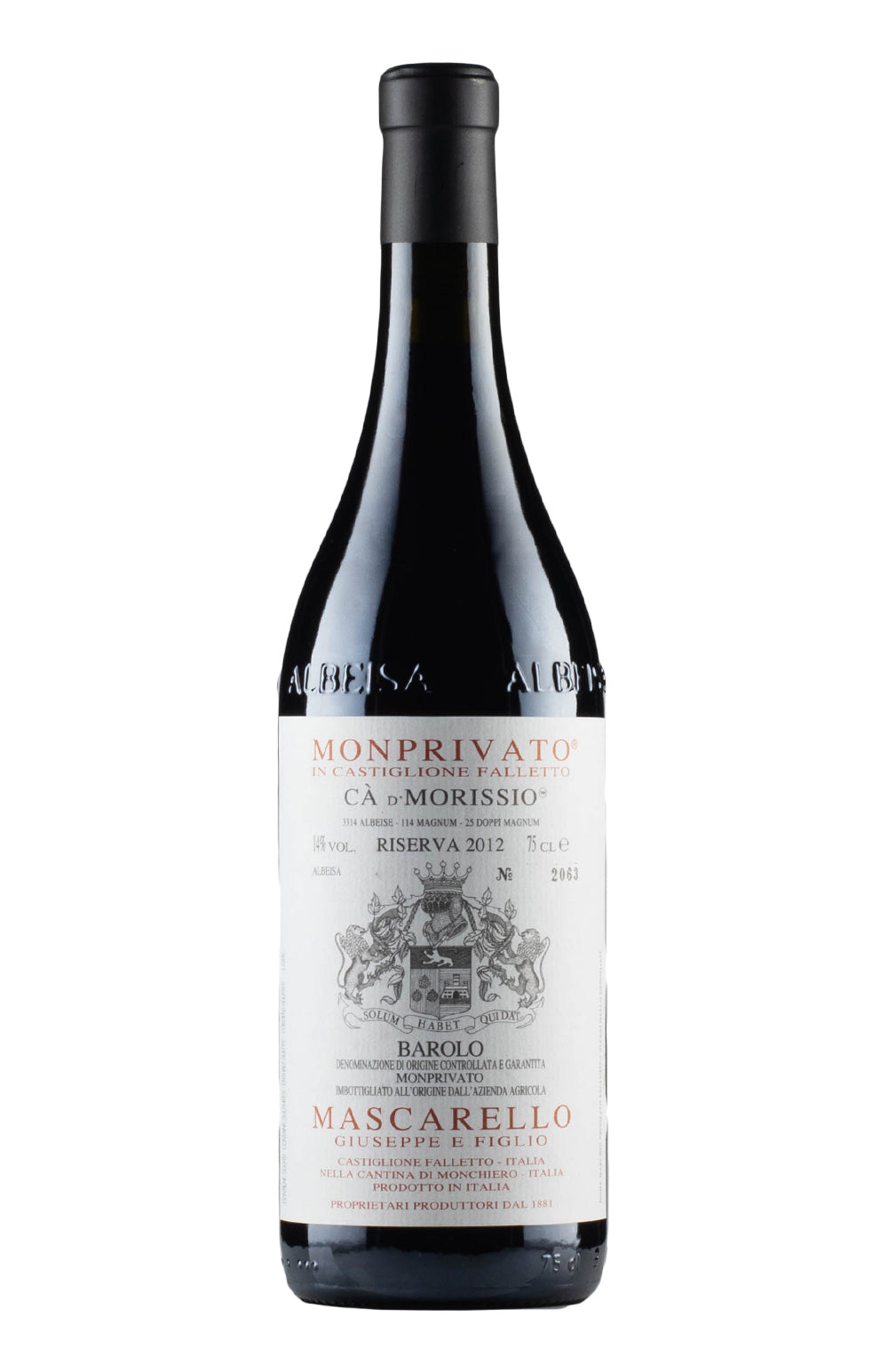 Barolo Riserva Monprivato Ca d`Morissio Mascarello 2012