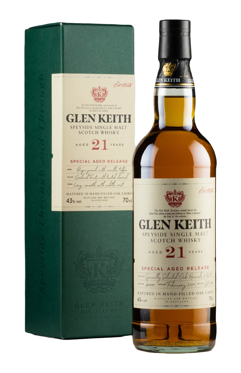 Glen Keith 21 Year Old Secret Speyside