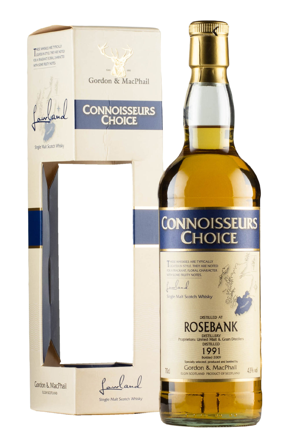 Rosebank Connoisseurs Choice Gordon and Macphail (Bottled 2009) 1991
