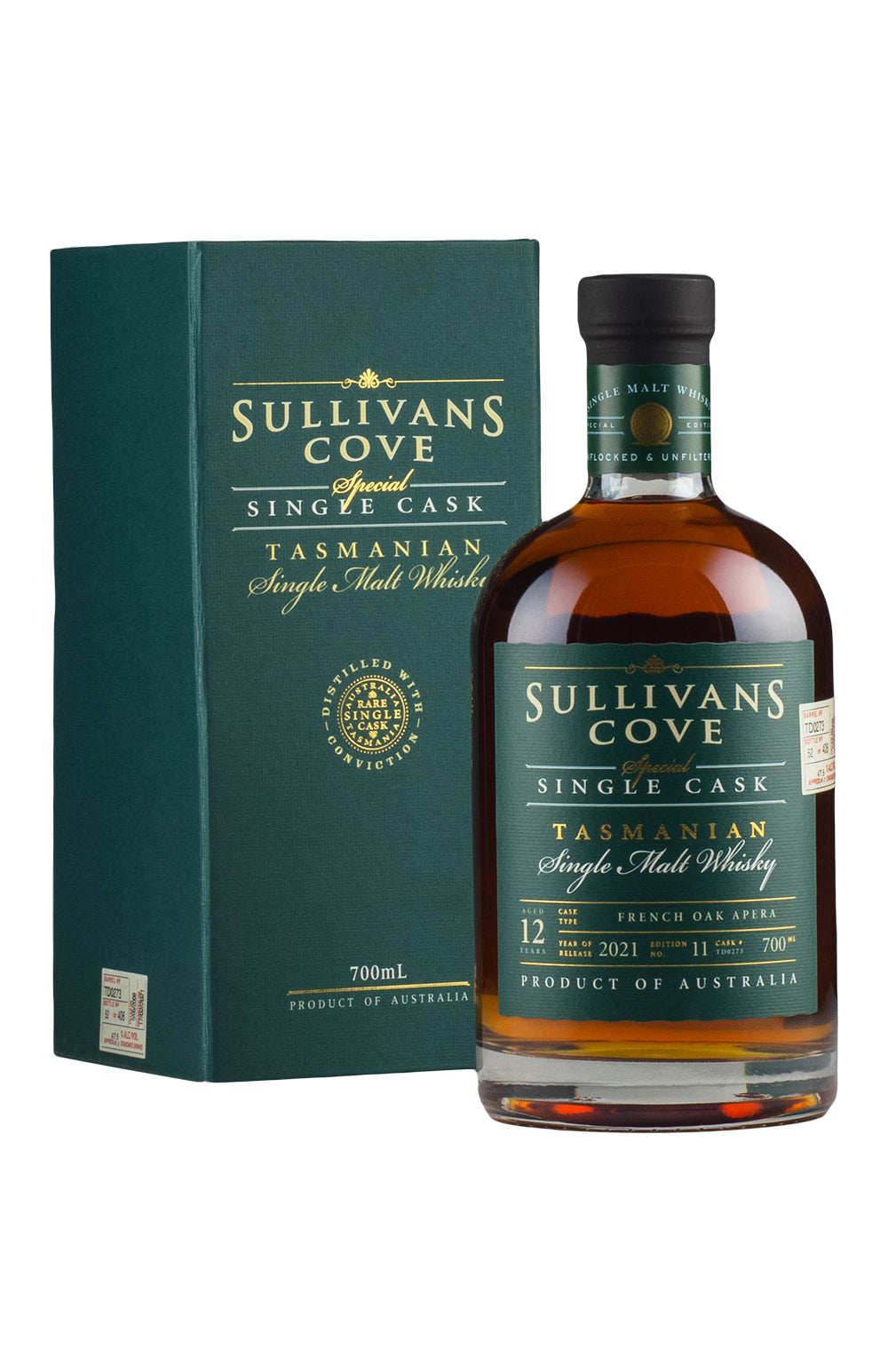 Sullivans Cove French Oak Ex Apera Special Cask 11 TD273