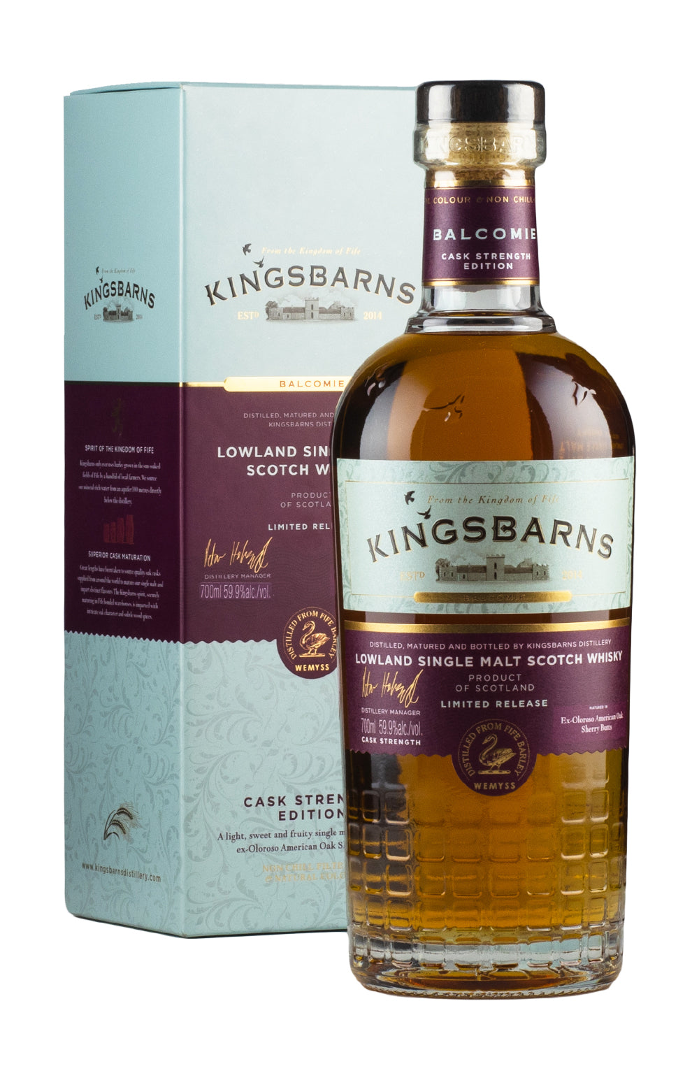 Kingsbarns Balcomie Cask Strength Single Malt