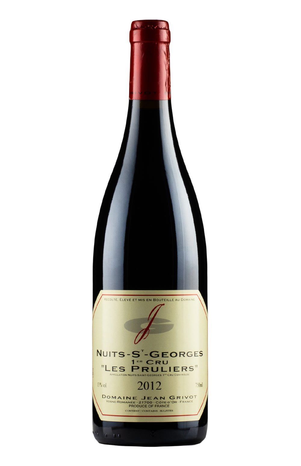 Nuits St Georges Les Pruliers Jean Grivot 2012
