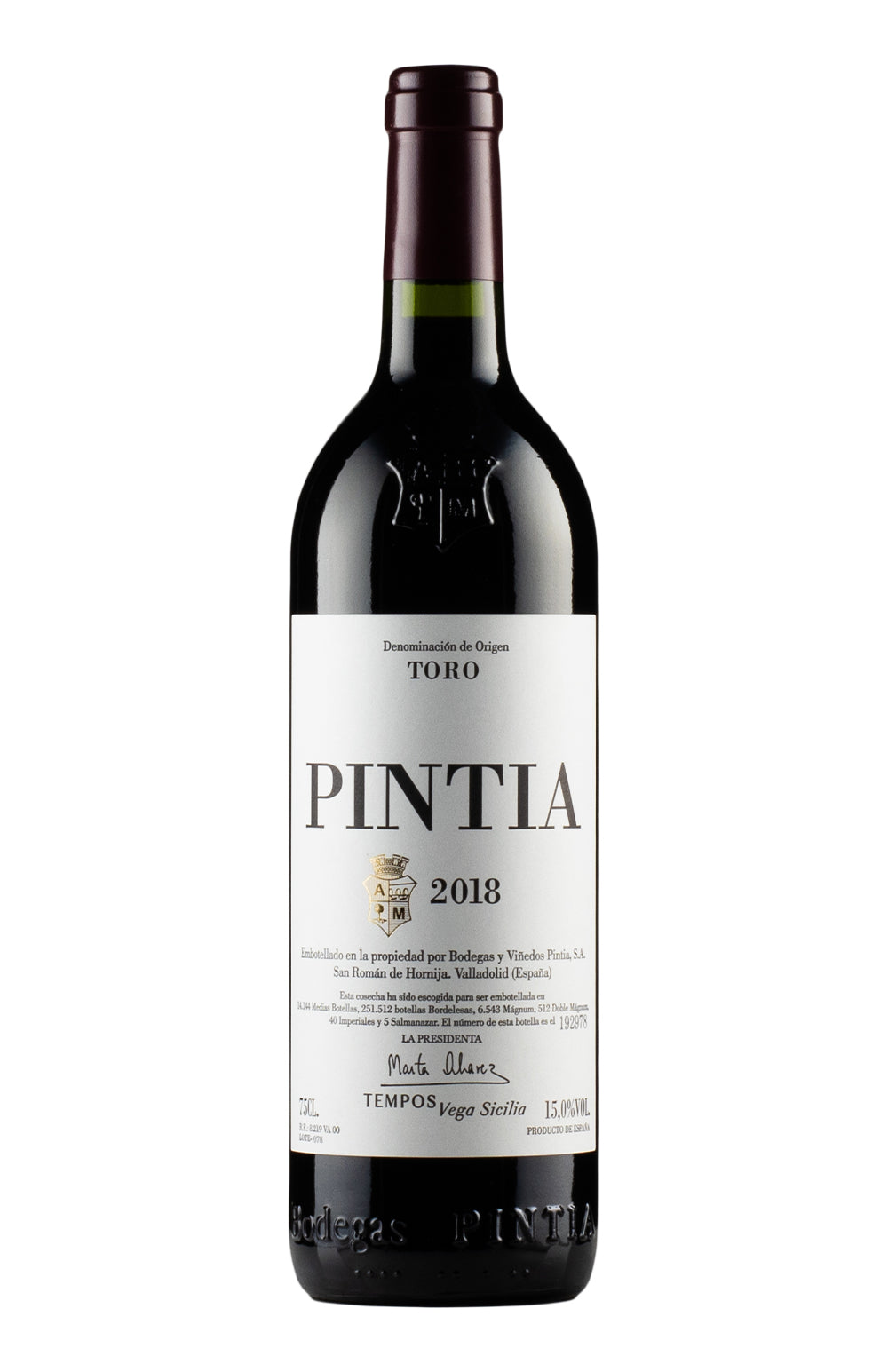 Vega Sicilia Pintia 2018