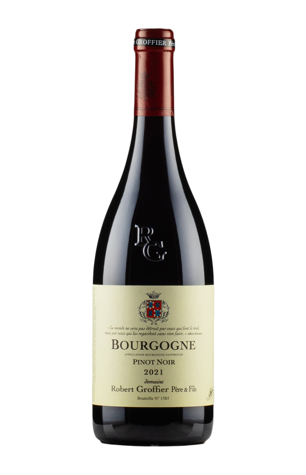 Bourgogne Rouge Robert Groffier 2021