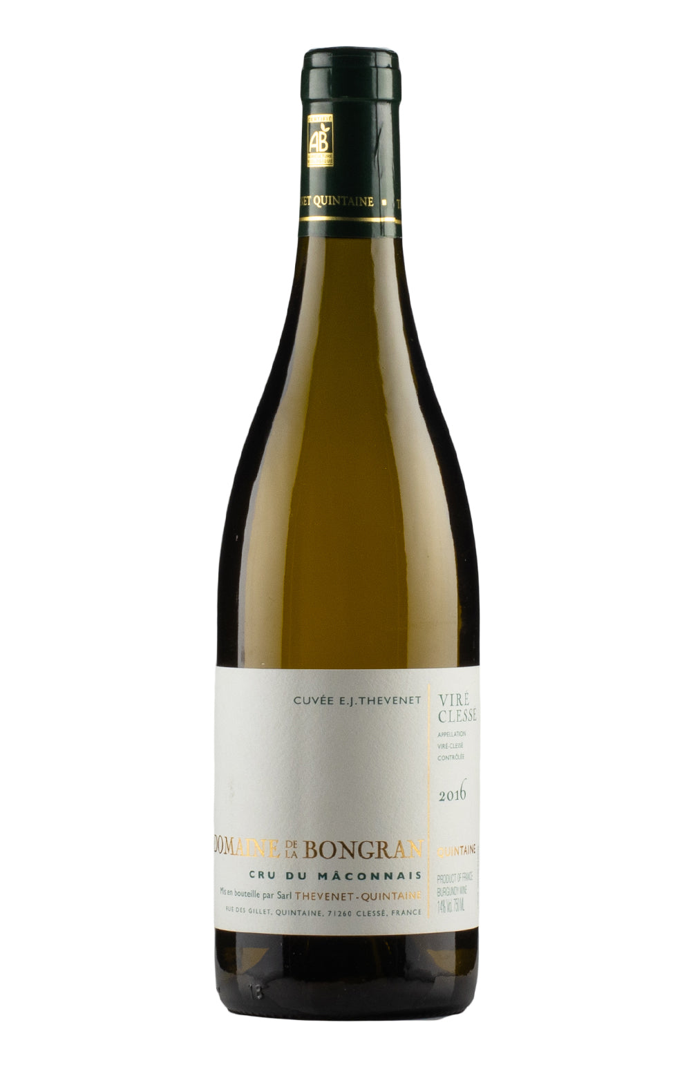 Vire Clesse E.J. Thevenet Bongran 2016