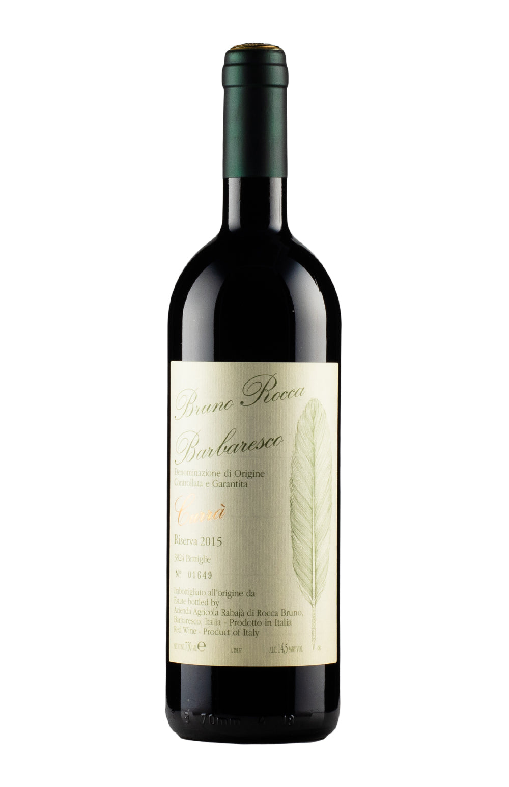 Barbaresco Riserva Curra Bruno Rocca 2015