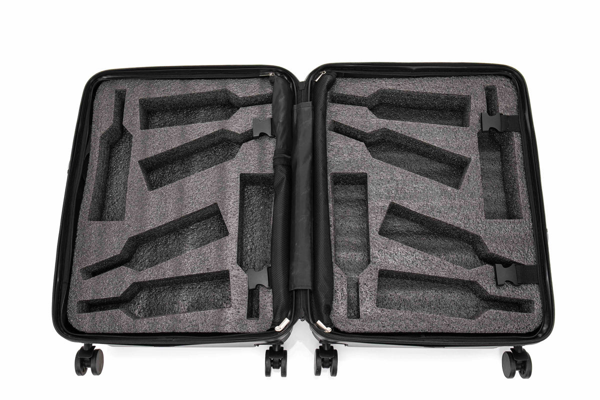 Lazenne Wine Travel Suitcase 12 Bottles