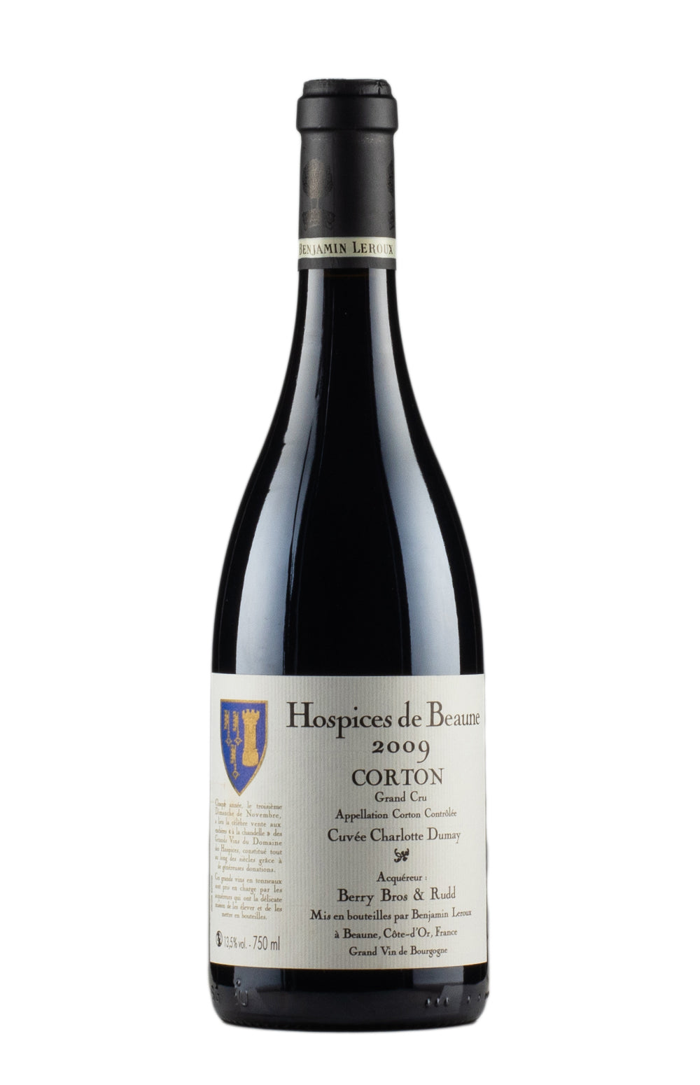 Corton Cuvee Charlotte Dumay Hospices de Beaune Benjamin Leroux 2009