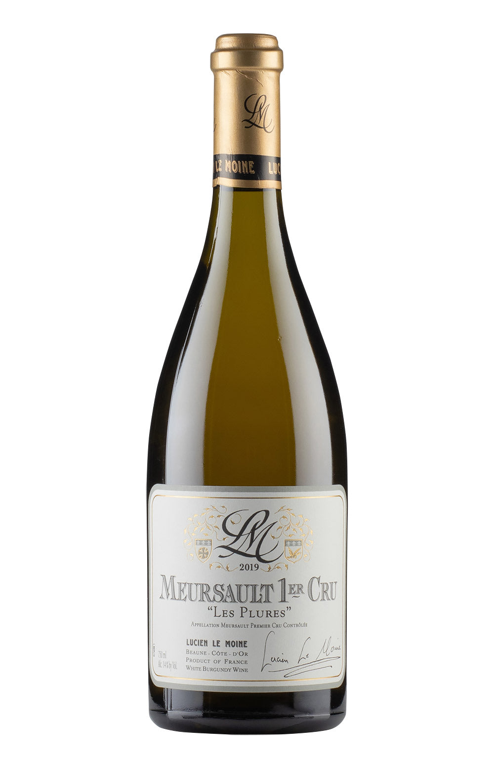 Meursault Les Plures Lucien Le Moine 2019