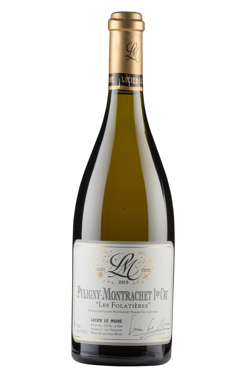 Puligny Montrachet Folatieres Lucien Le Moine 2019