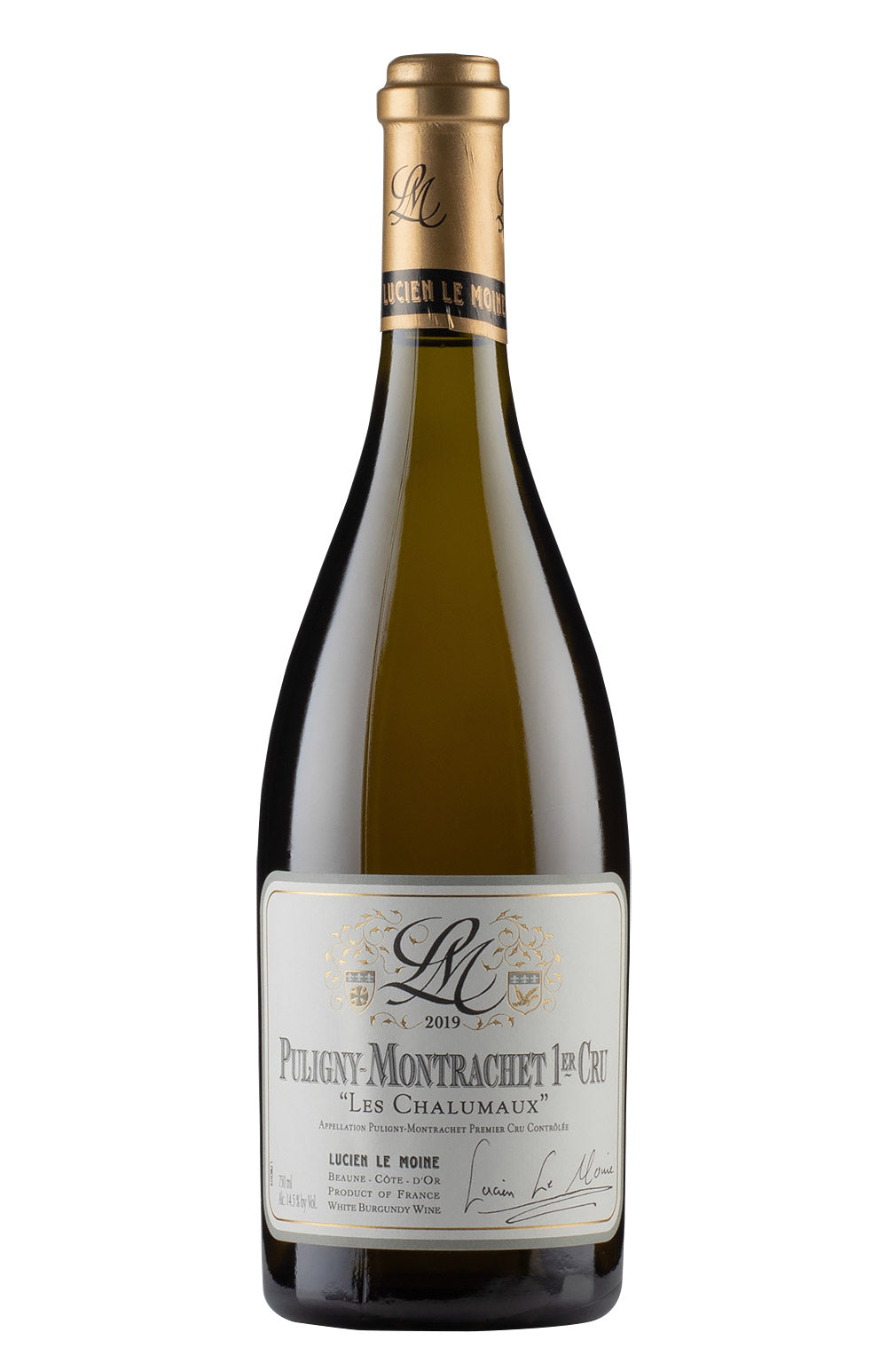 Puligny Montrachet Les Chalumaux Lucien Le Moine 2019