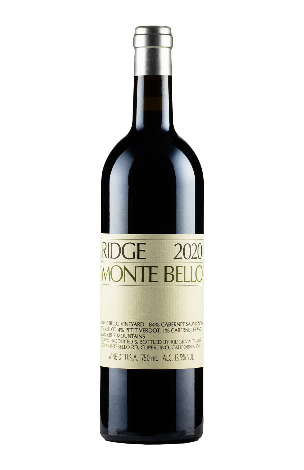 Ridge Monte Bello Cabernet Sauvignon 2020