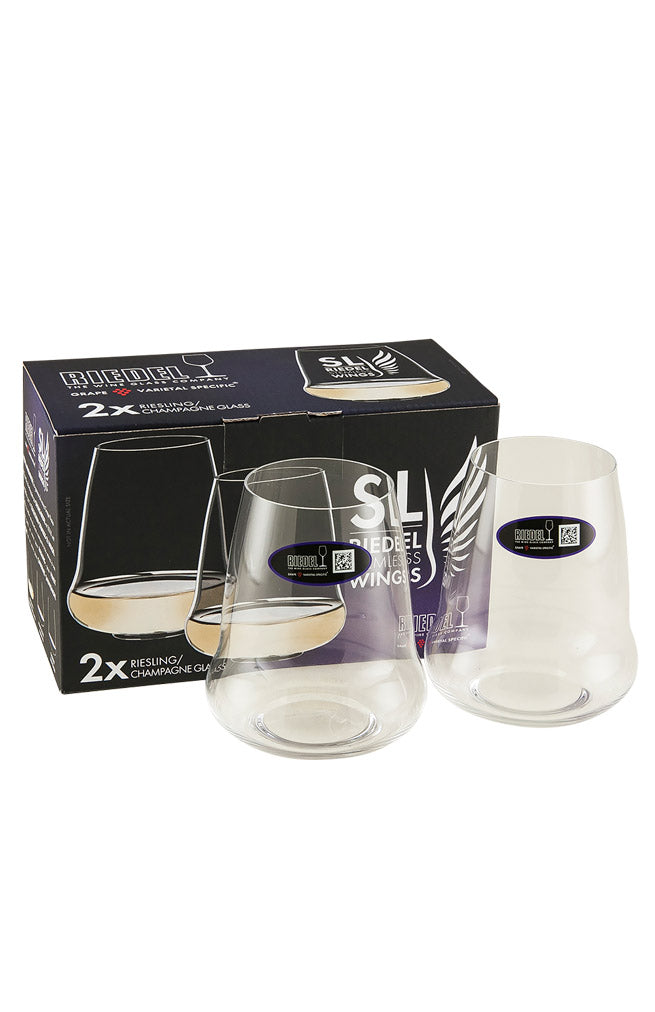 Riedel Stemless Wings Riesling / Champagne - Two Pack