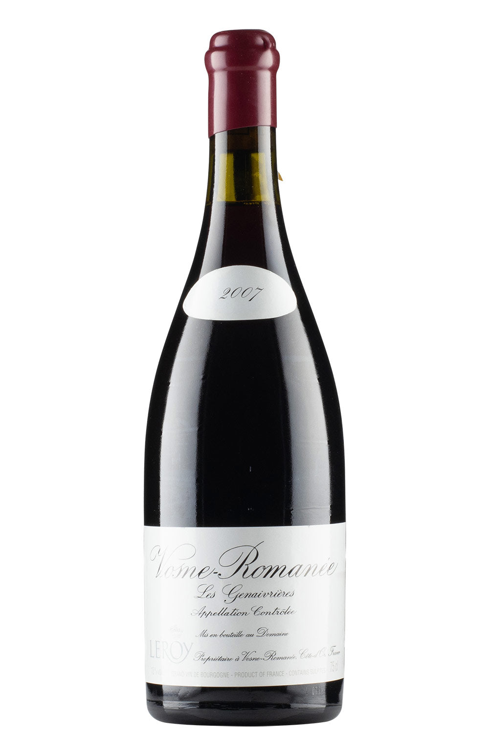 Vosne Romanee Les Genaivrieres Domaine Leroy 2007