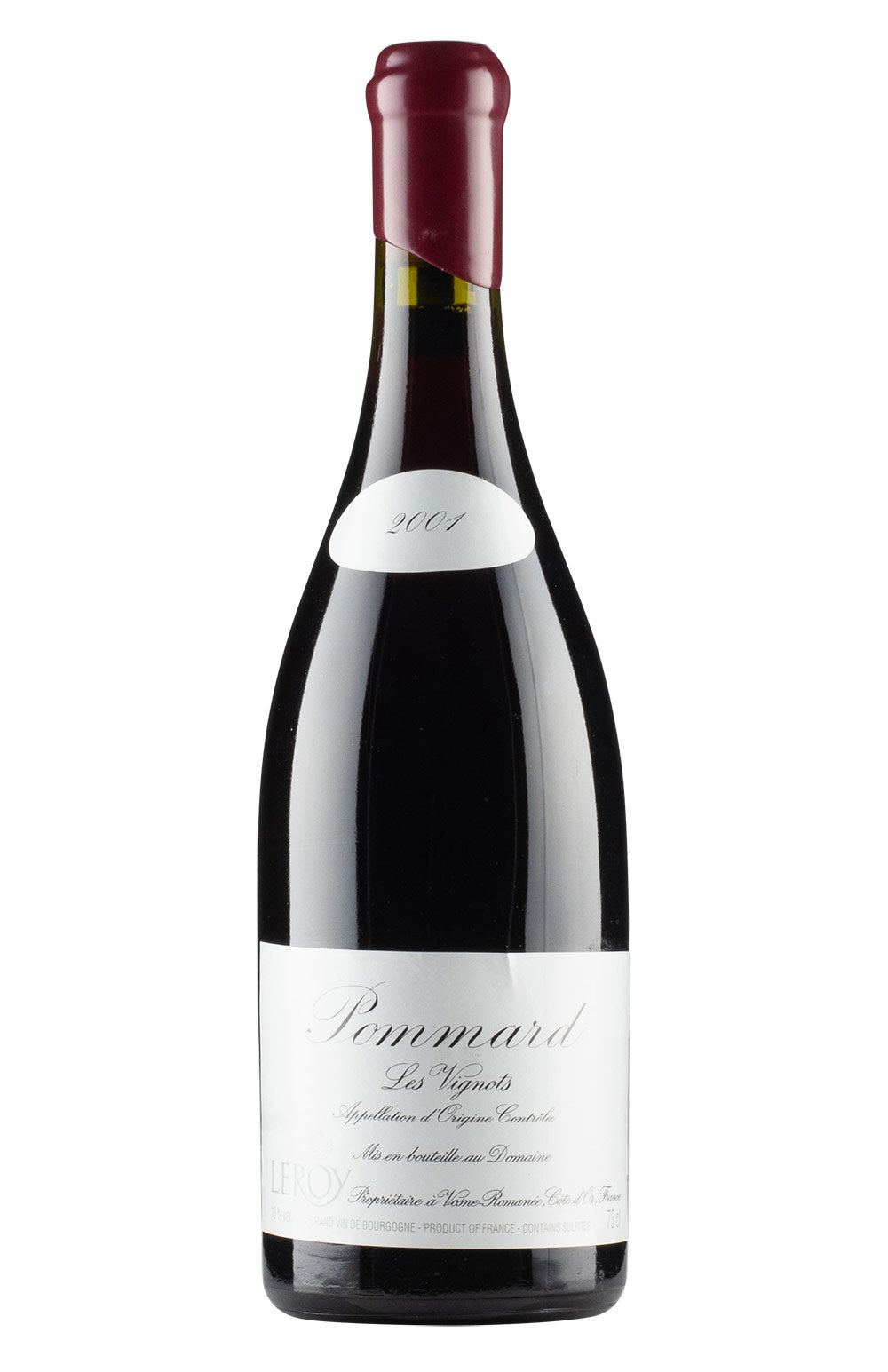 Pommard Les Vignots Domaine Leroy 2001
