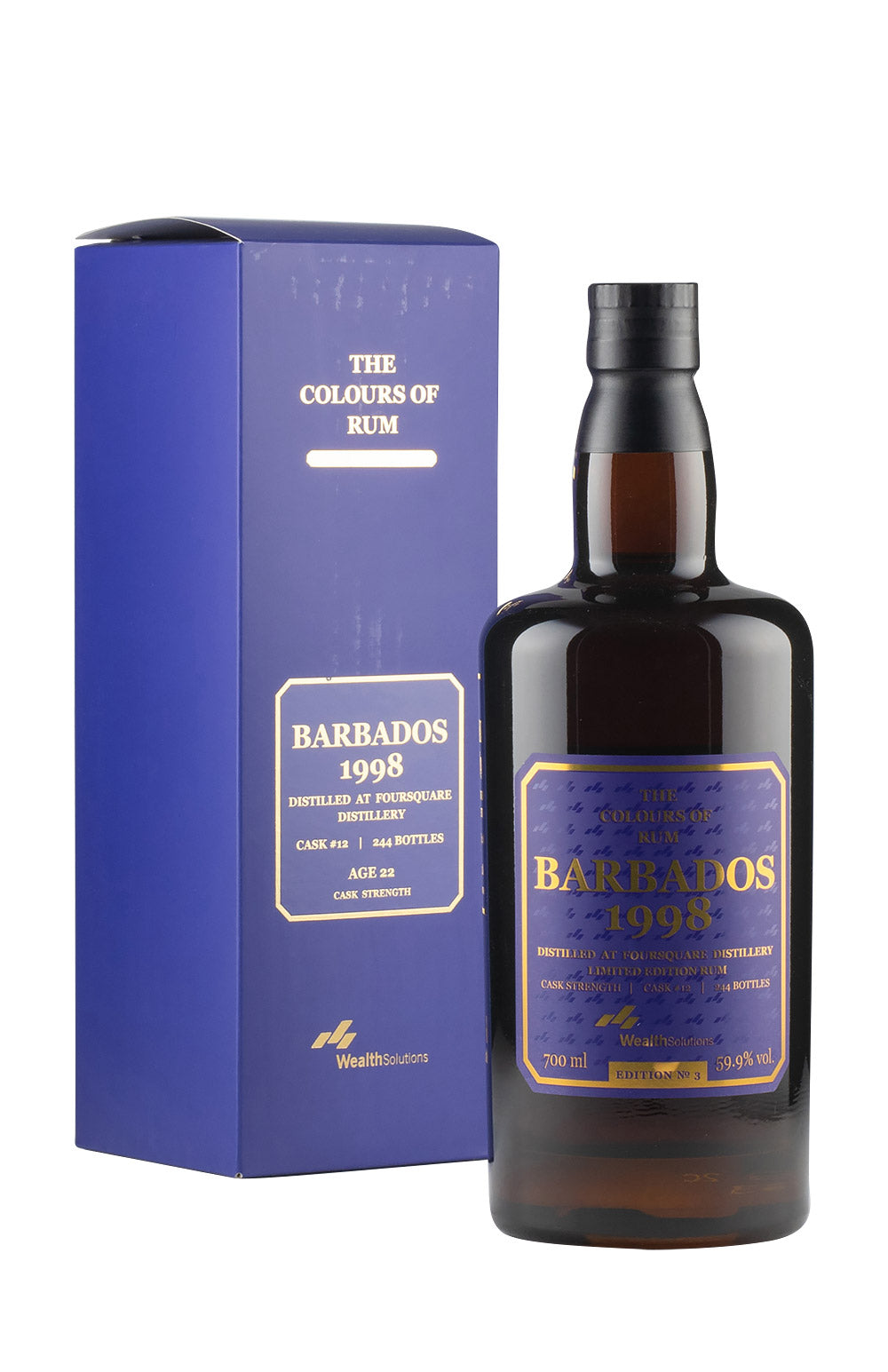Foursquare 22 Year Old Colours of Rum Edition 3 1998
