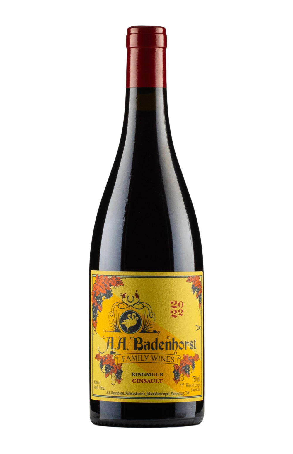 A A Badenhorst Ringmuur Cinsault 2022