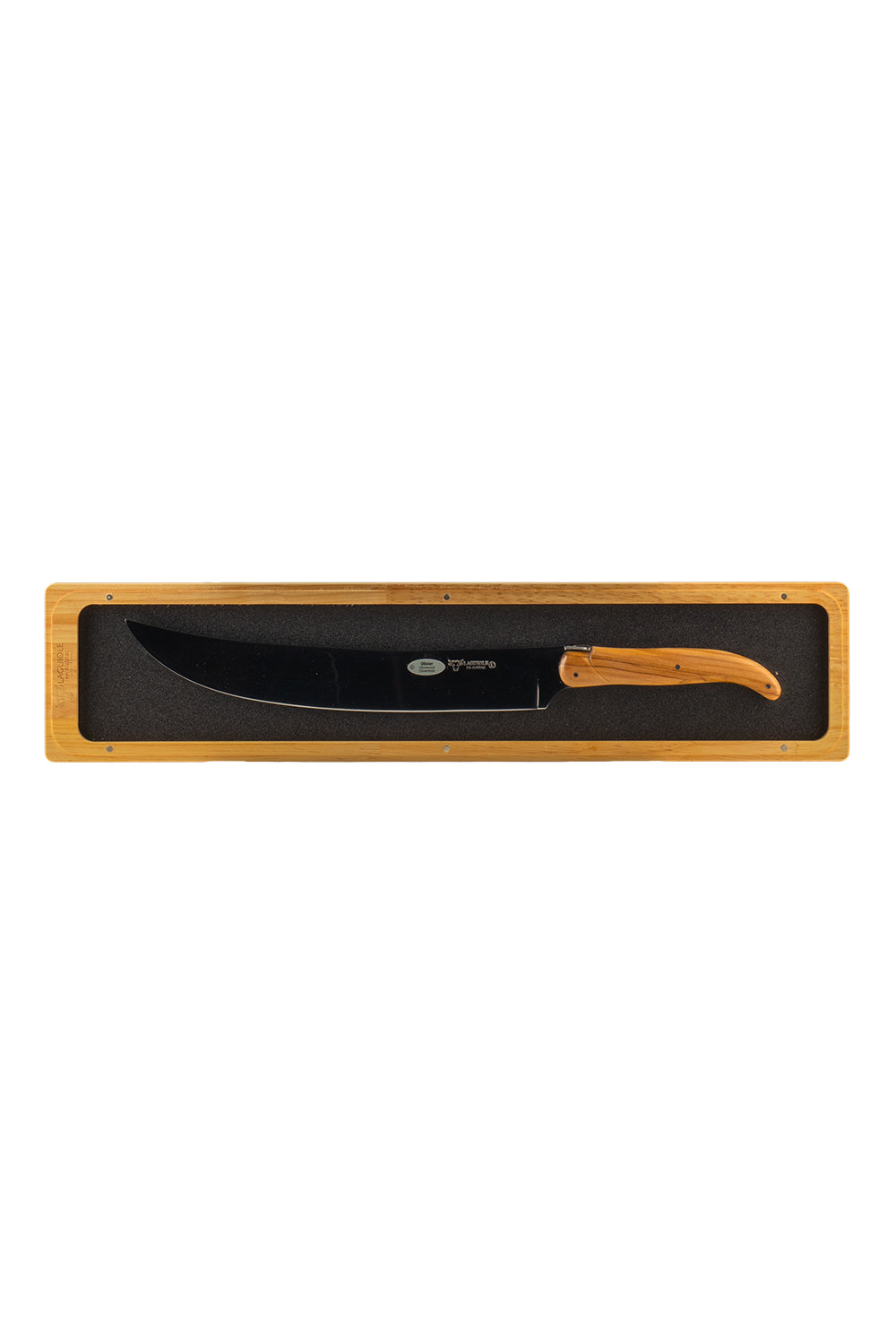 Laguiole Aubrac Olive Wood Champagne Sabre