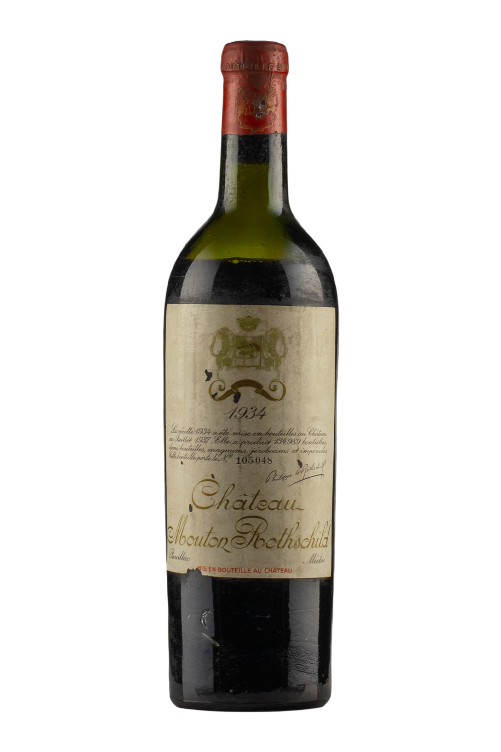 Mouton Rothschild 1934