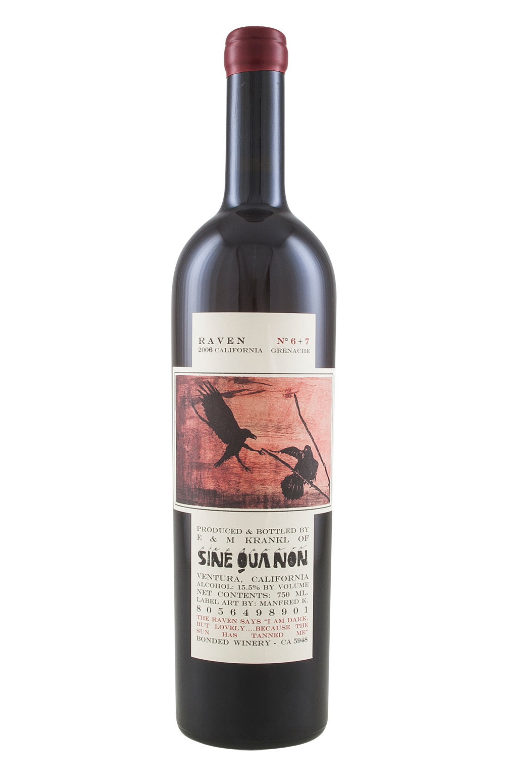 Sine Qua Non Raven Series Grenache 2006