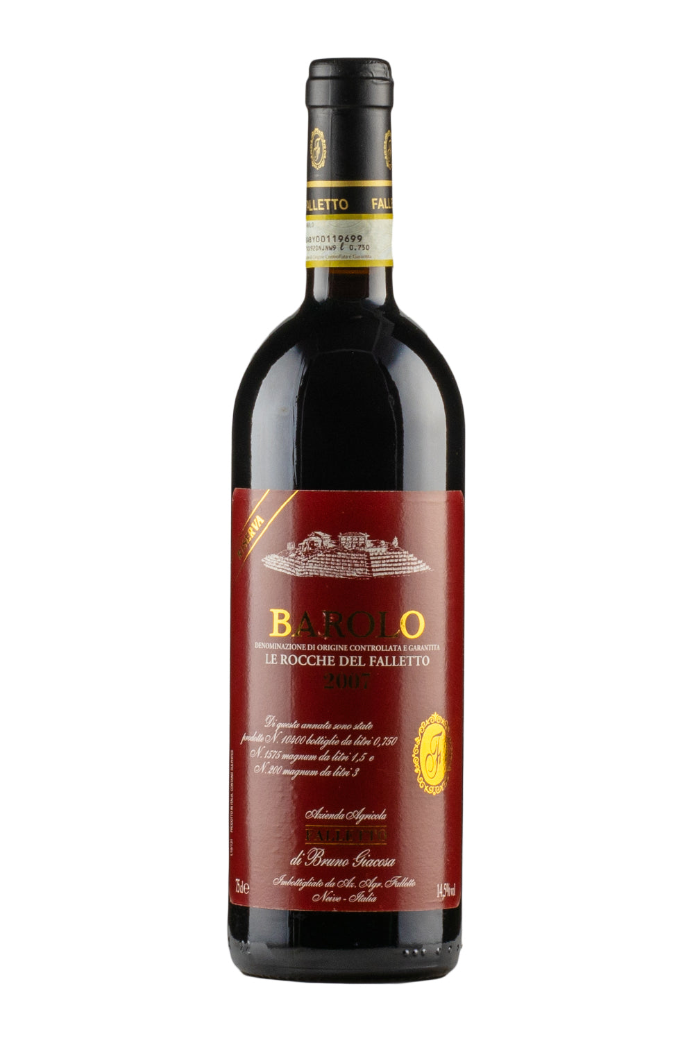 Barolo Falletto Vigna Le Rocche Riserva Giacosa 2007
