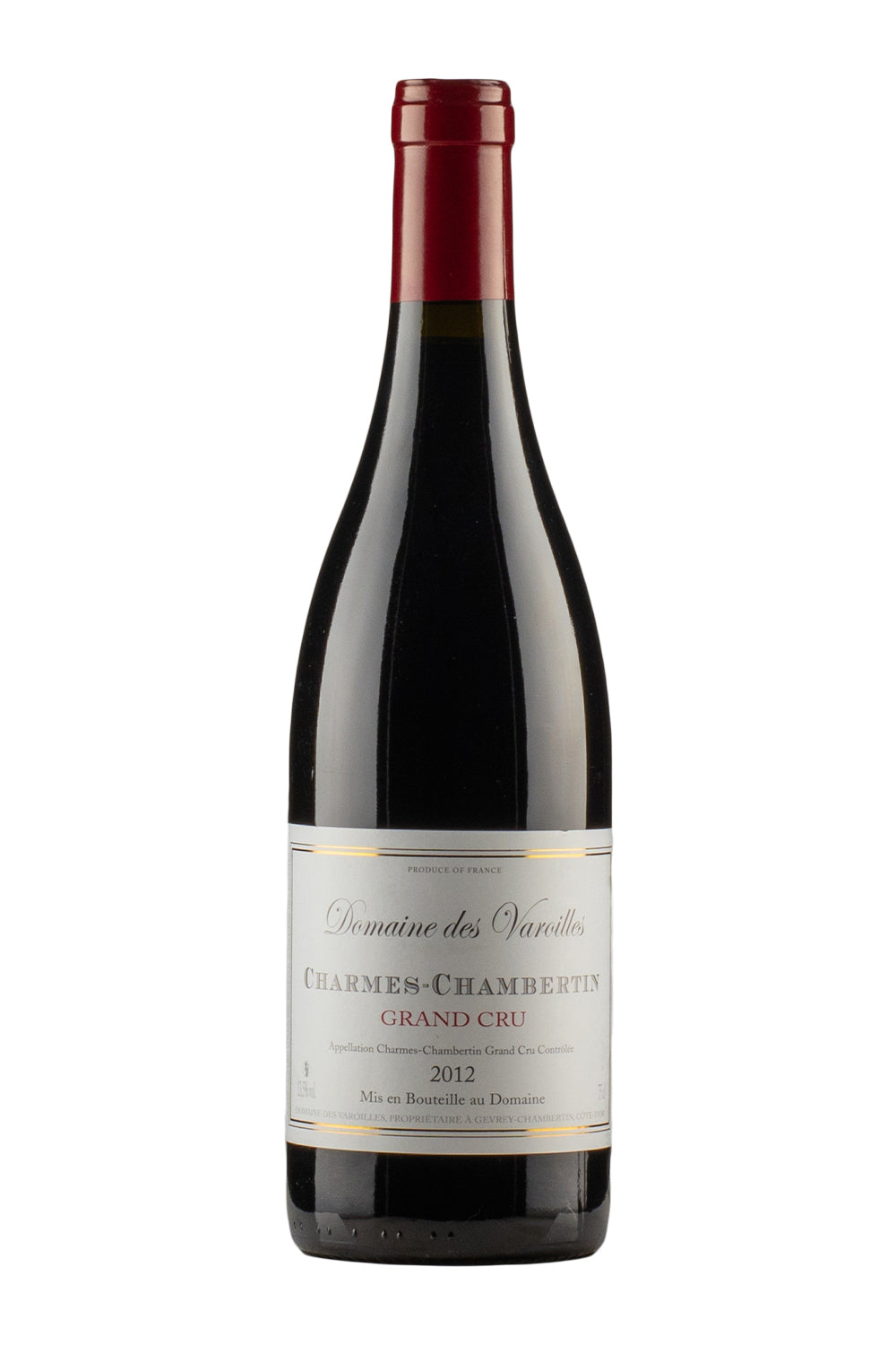 Charmes Chambertin Domaine des Varoilles 2012