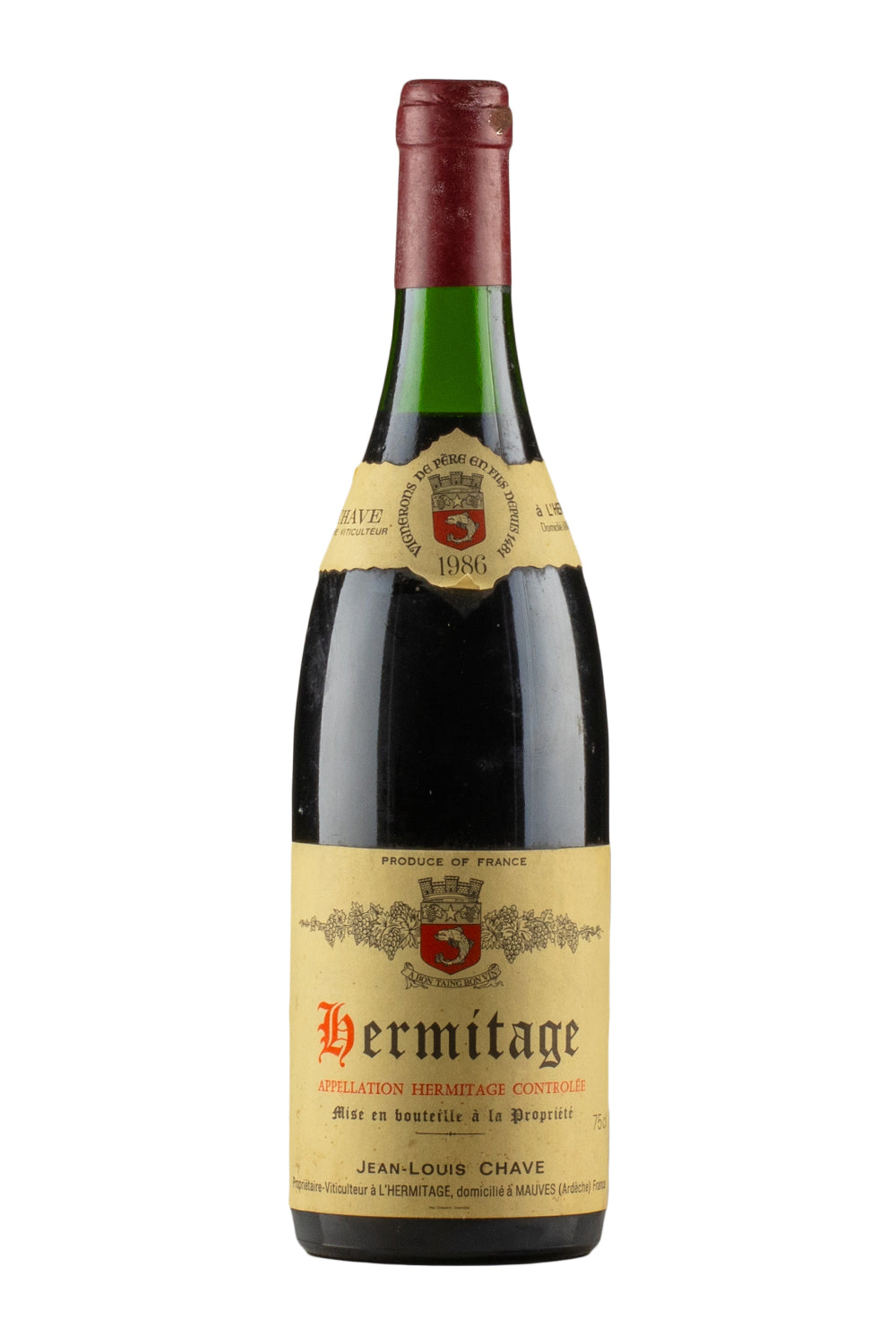 Hermitage Rouge Chave 1986