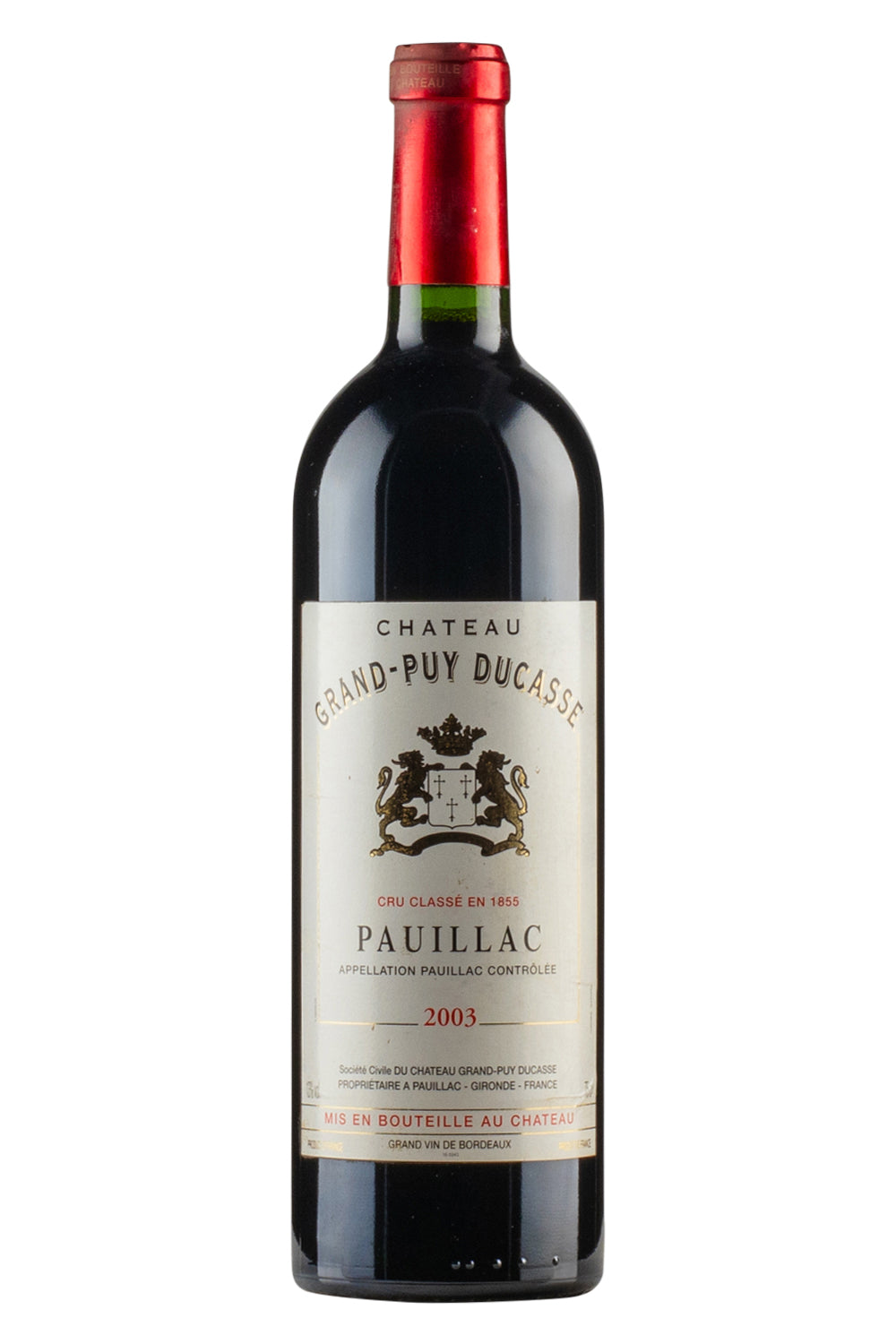Grand Puy Ducasse (Stained Label) 2003