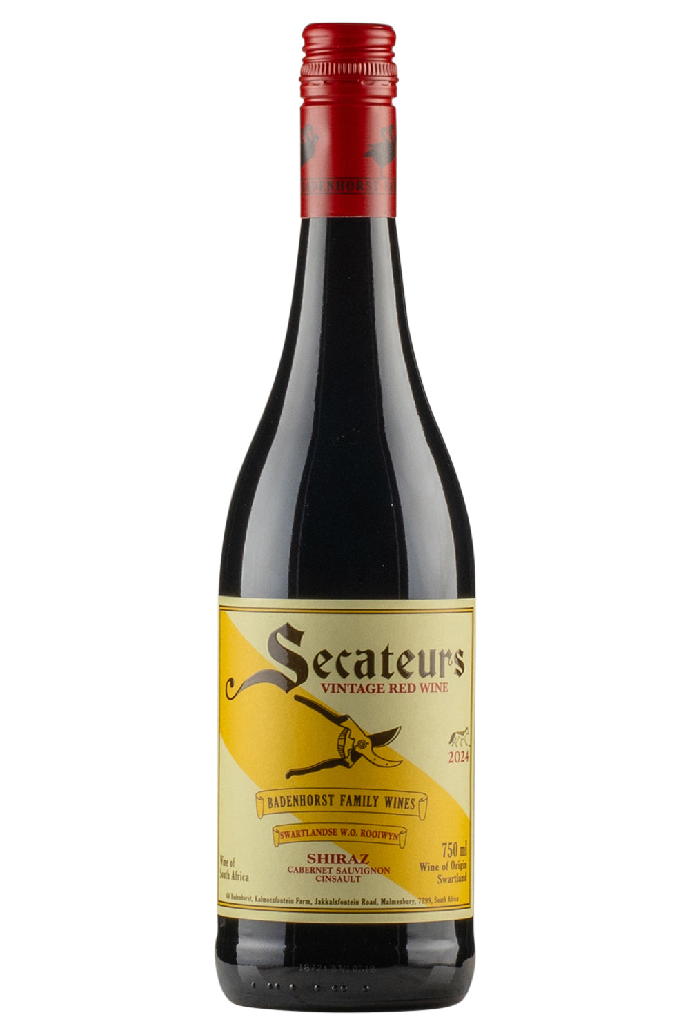 A A Badenhorst Secateurs Red Blend 2024