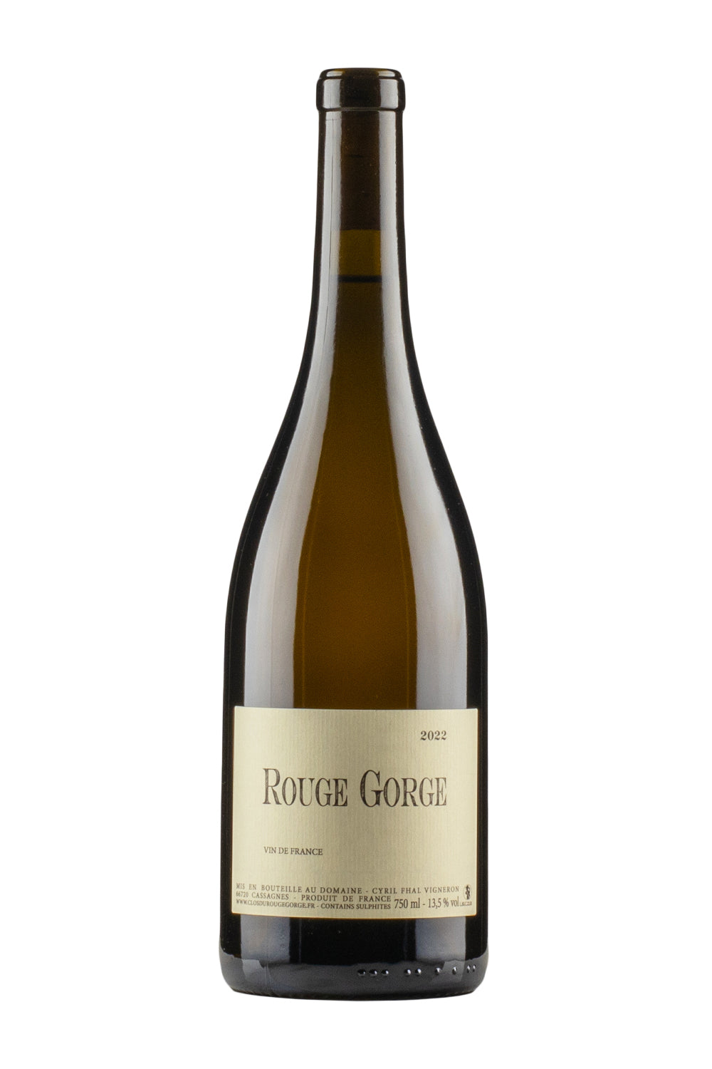 Clos du Rouge Gorge Blanc Cyril Fhal 2022