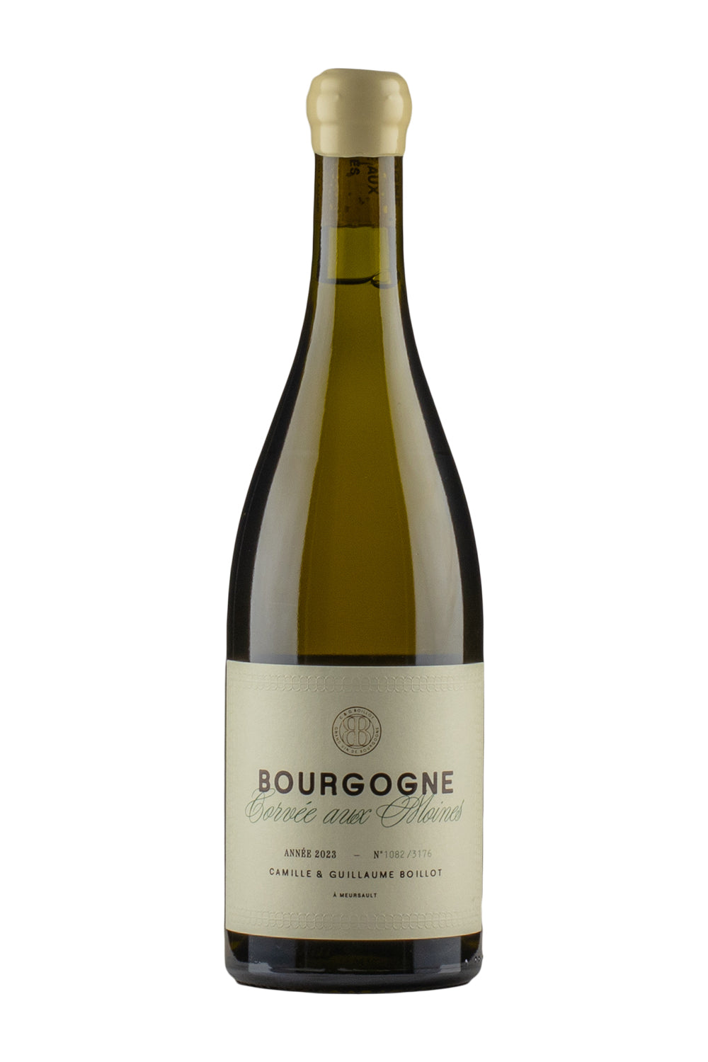 Bourgogne Blanc Corvees aux Moines Camille & Guillaume Boillot 2023