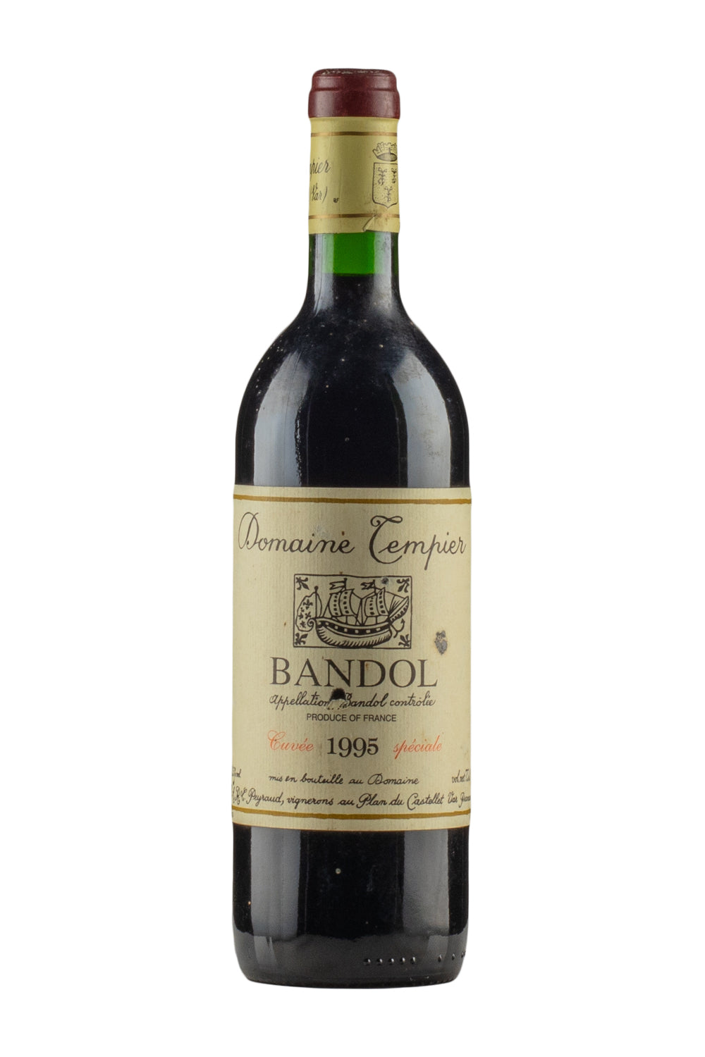 Bandol Cuvee Speciale Domaine Tempier 1995
