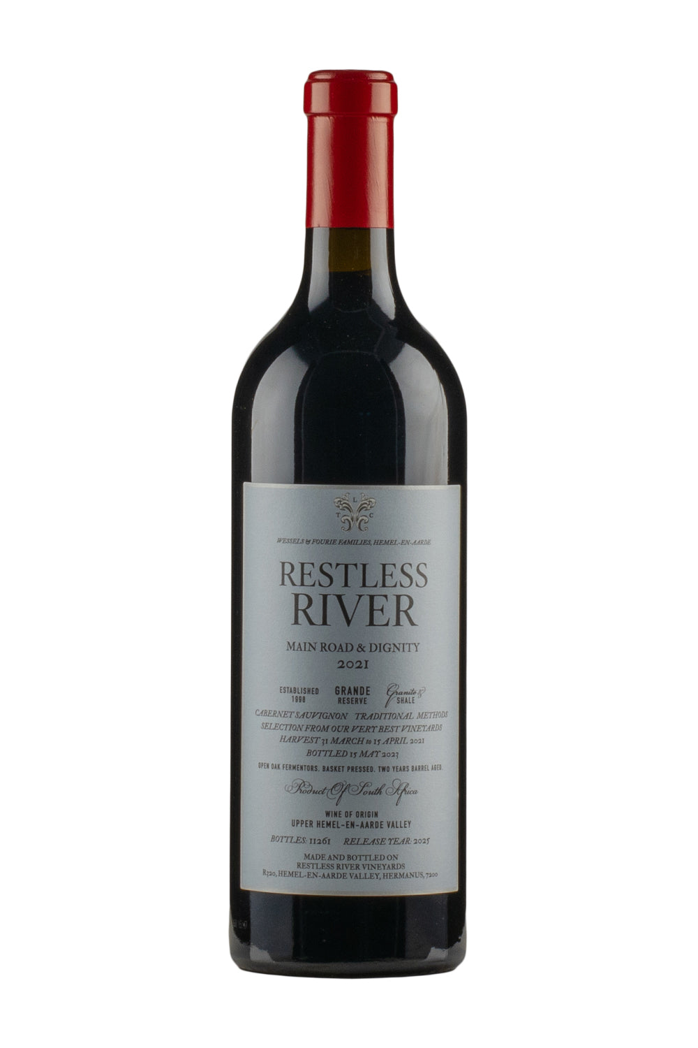 Restless River Main Road and Dignity Cabernet Sauvignon 2021