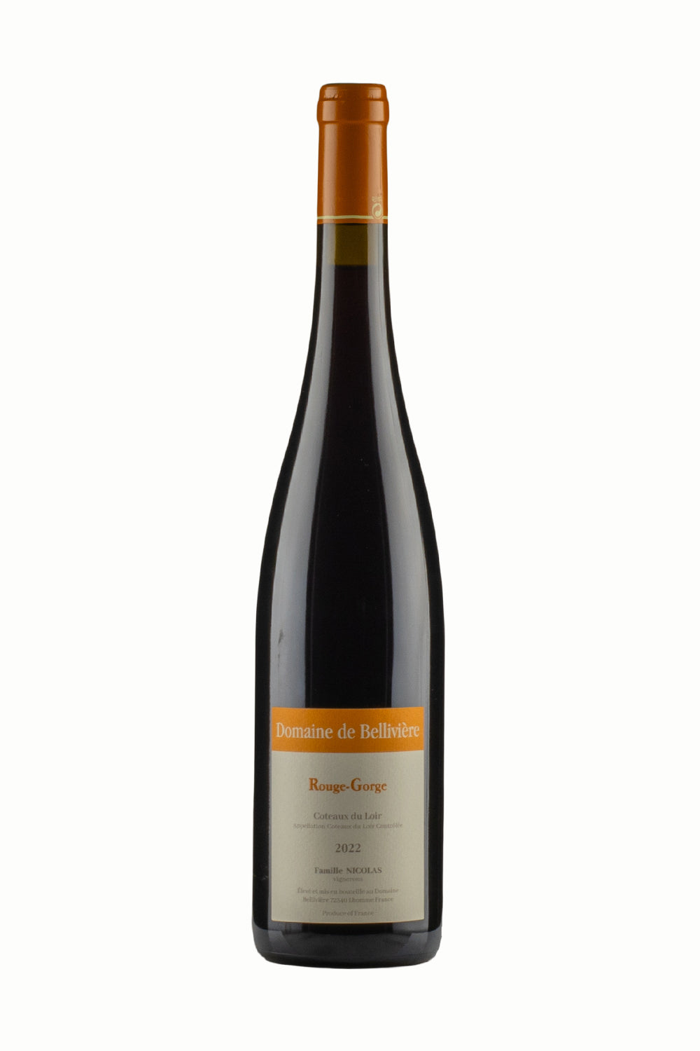 Coteaux du Loir Rouge Gorge Belliviere 2022
