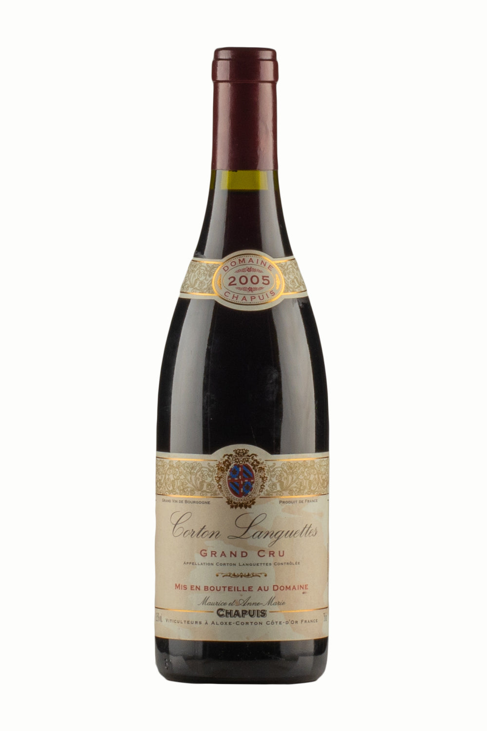 Corton Languettes Maurice Chapuis (Stained Label) 2005