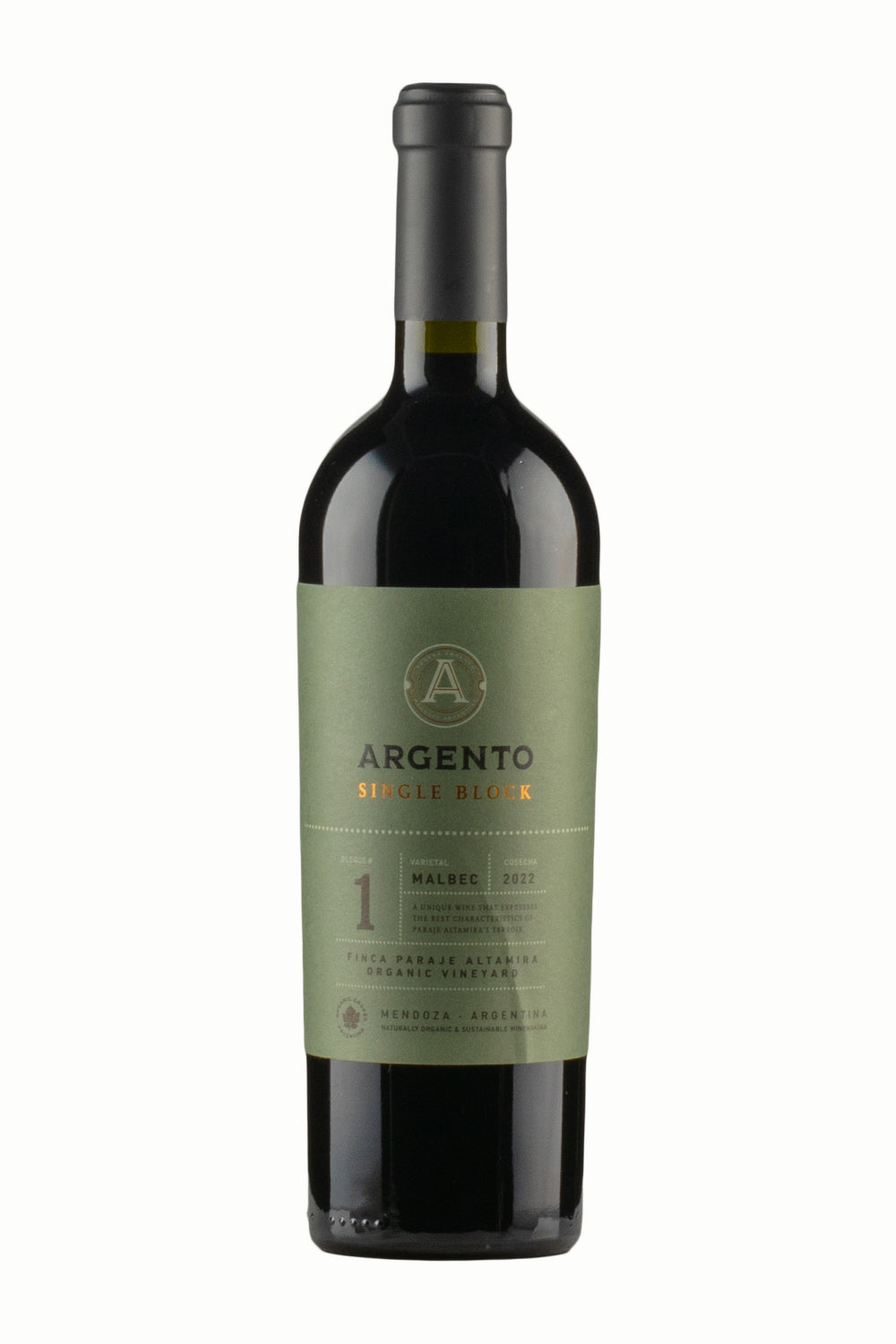Argento Single Block Malbec 2022