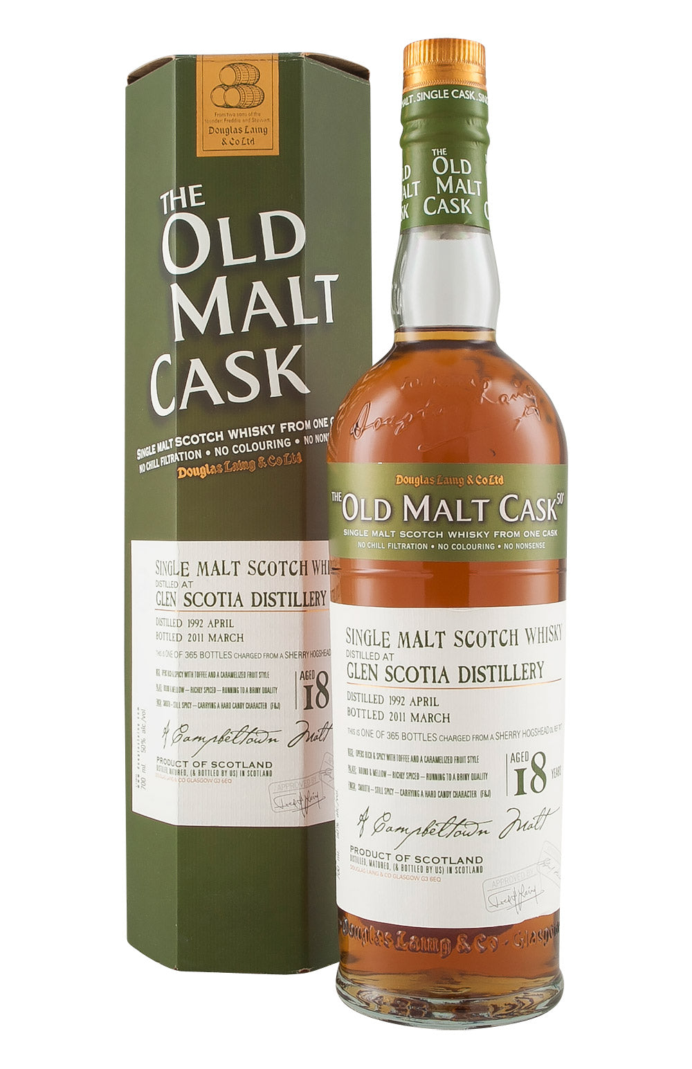 Glen Scotia 18 Year Old Old Malt Cask 1992