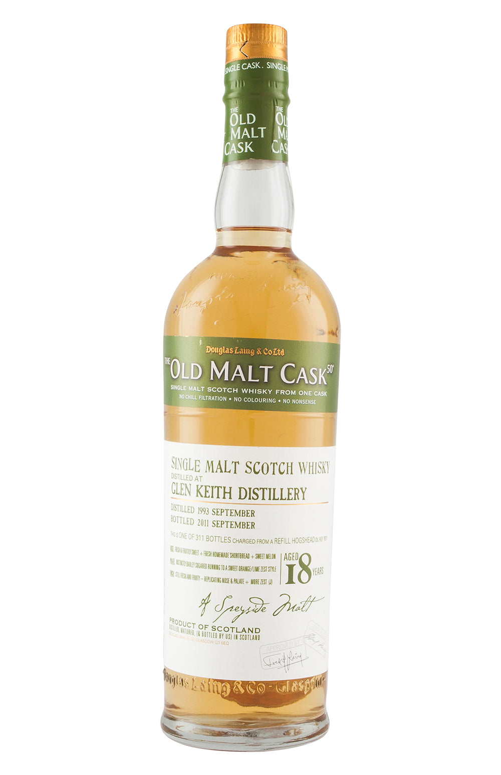 Glen Keith 18 Year Old Old Malt Cask 1993