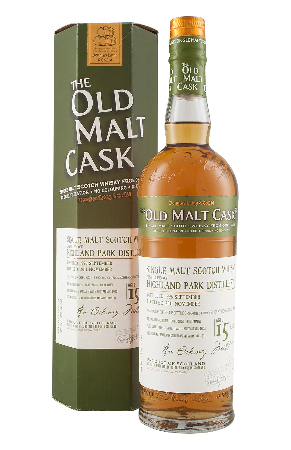 Highland Park 15 Year Old Old Malt Cask 1996