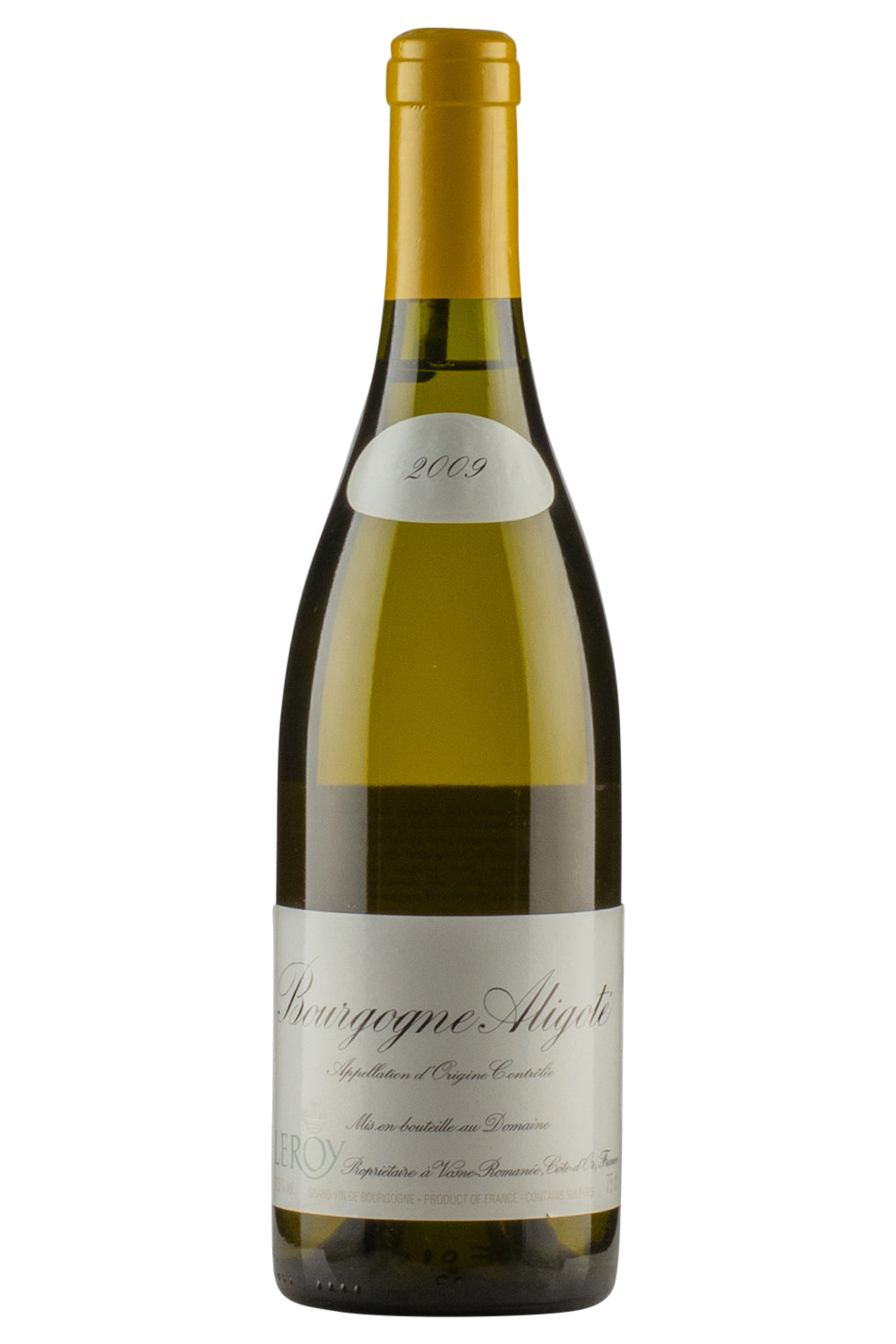 Bourgogne Aligote Domaine Leroy 2009 – Hedonism Wines