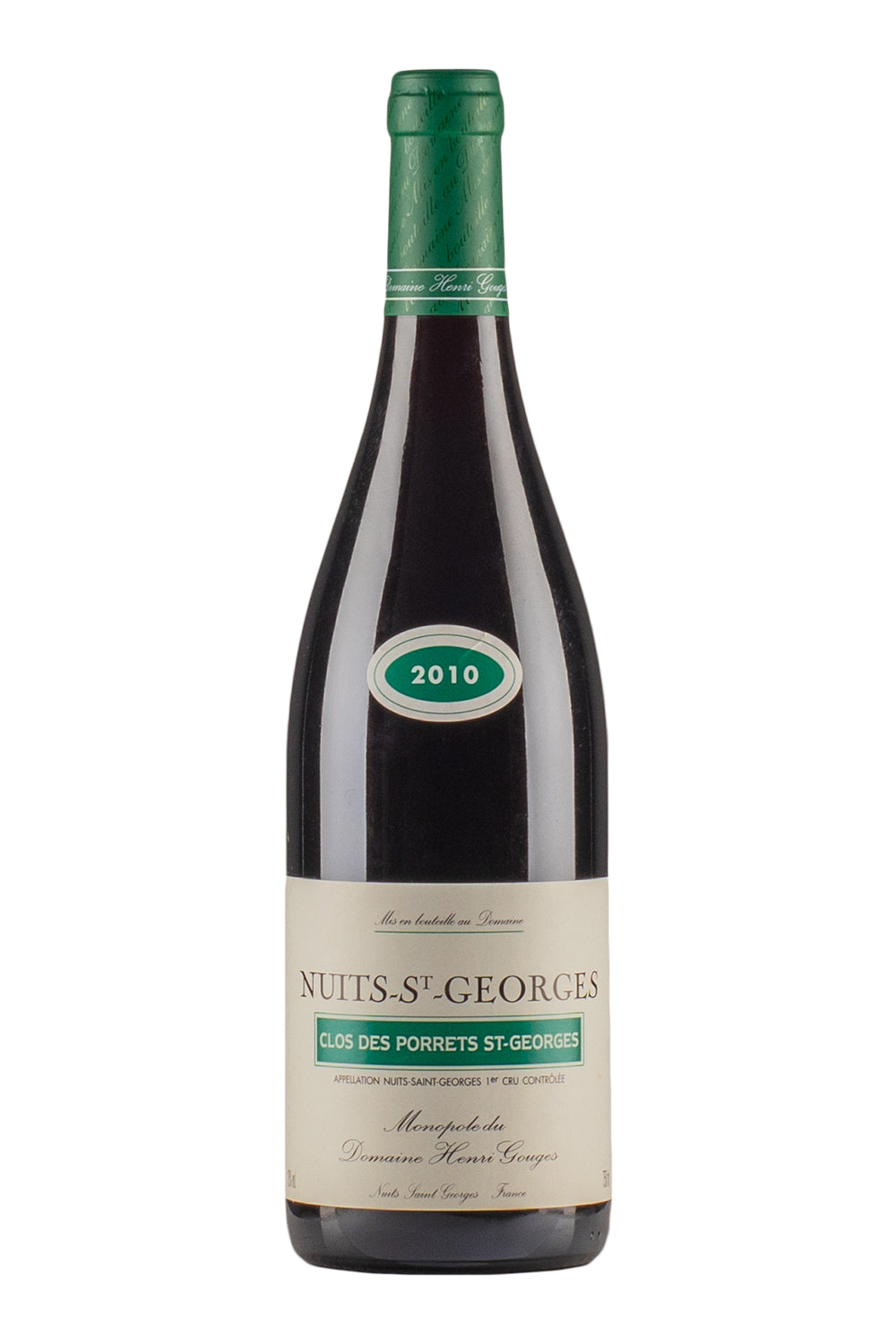 Nuits St Georges Clos des Porrets St Georges Henri Gouges 2010