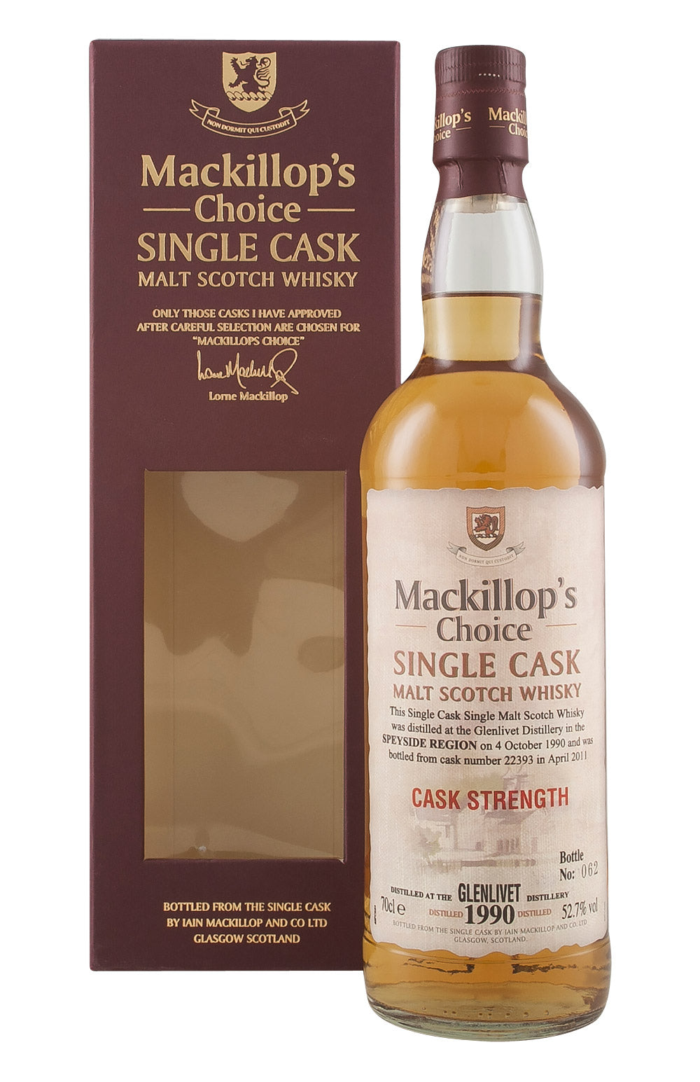 Glenlivet Mackillop`s Choice 1990