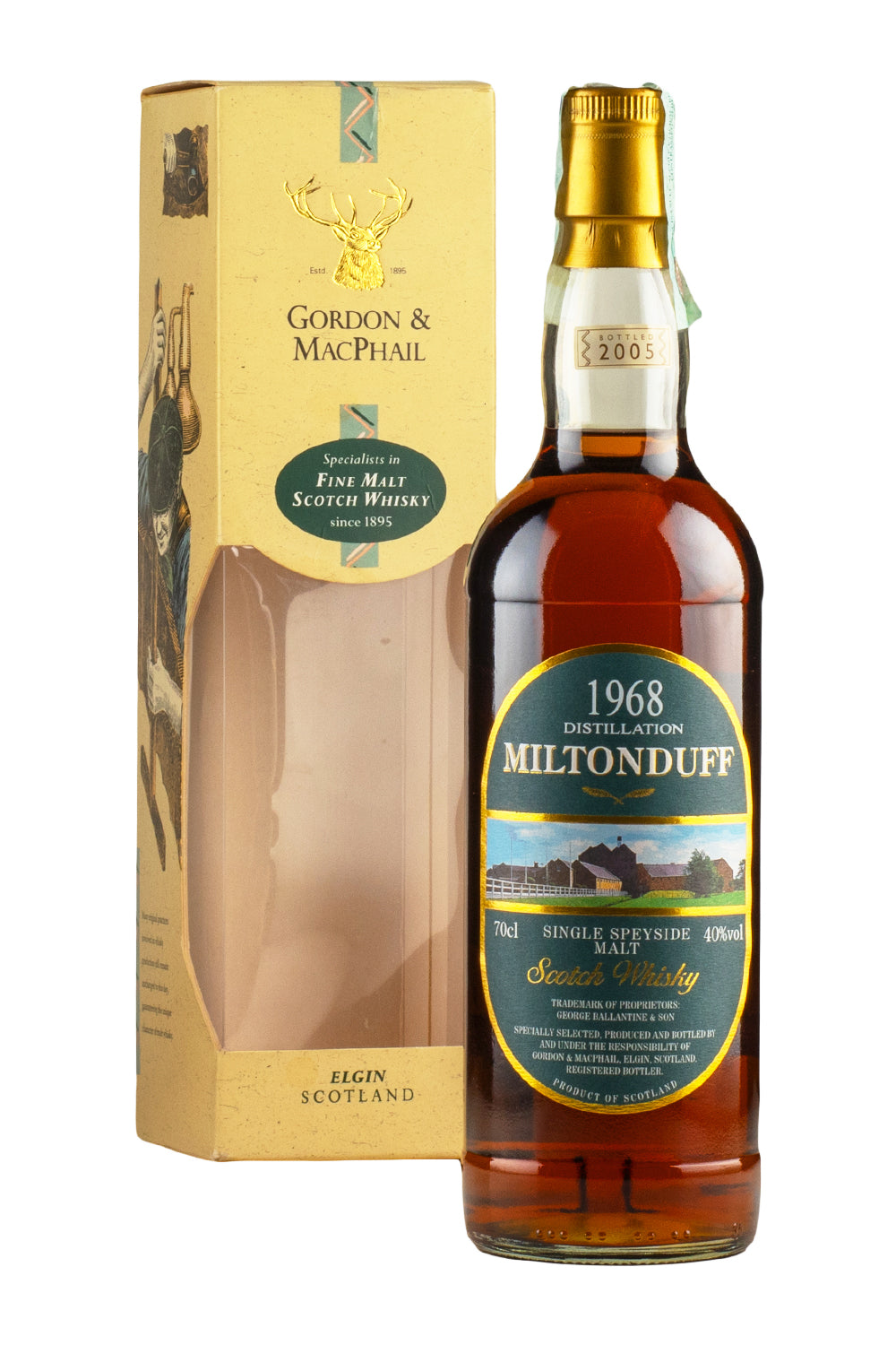 Miltonduff Rare Vintage Gordon & MacPhail 1968