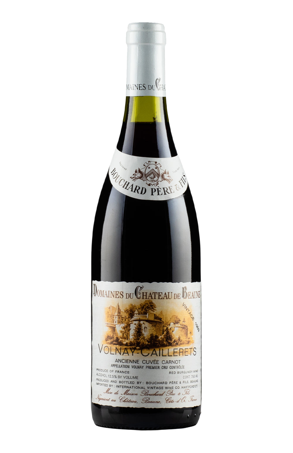 Volnay Caillerets Ancienne Cuvee Carnot Bouchard 1989