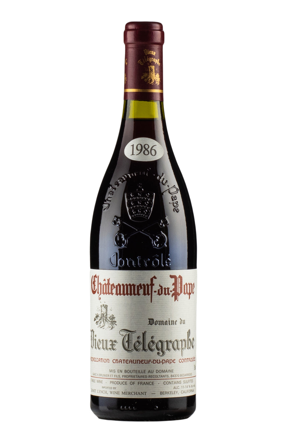 Chateauneuf du Pape Vieux Telegraphe 1986