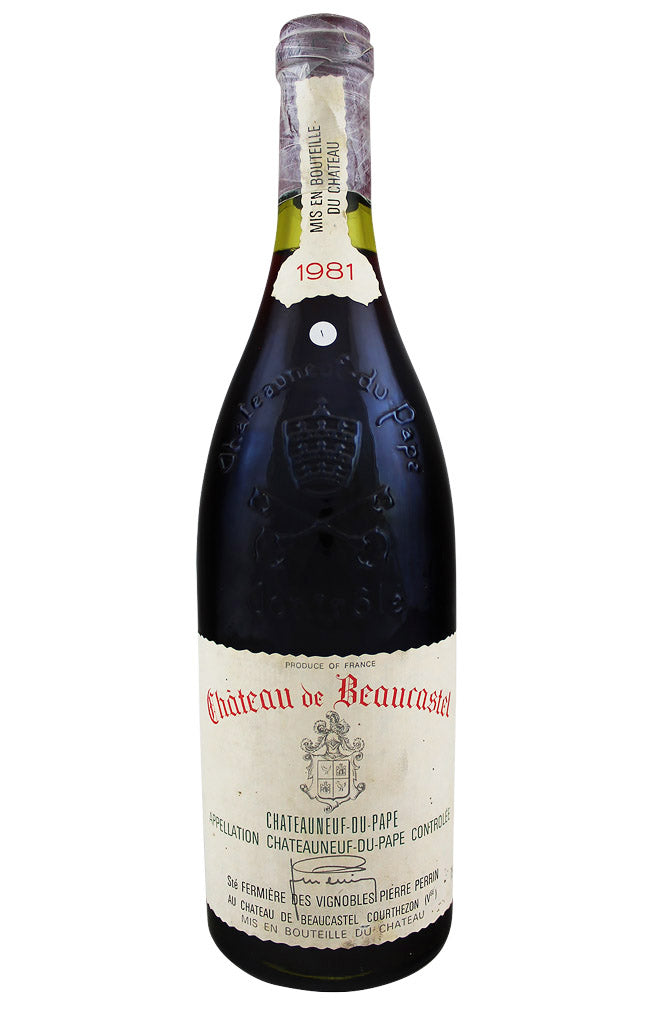 Chateauneuf du Pape Beaucastel 1981